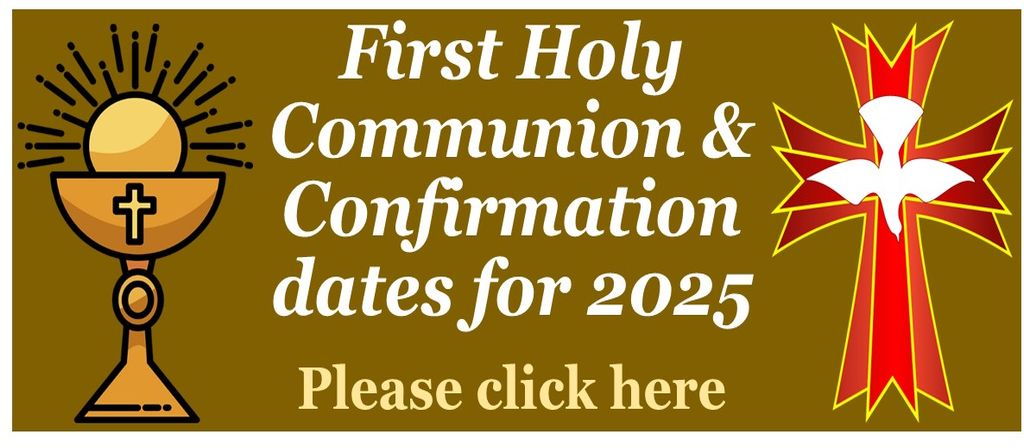 Registration for the Sacraments in 2025